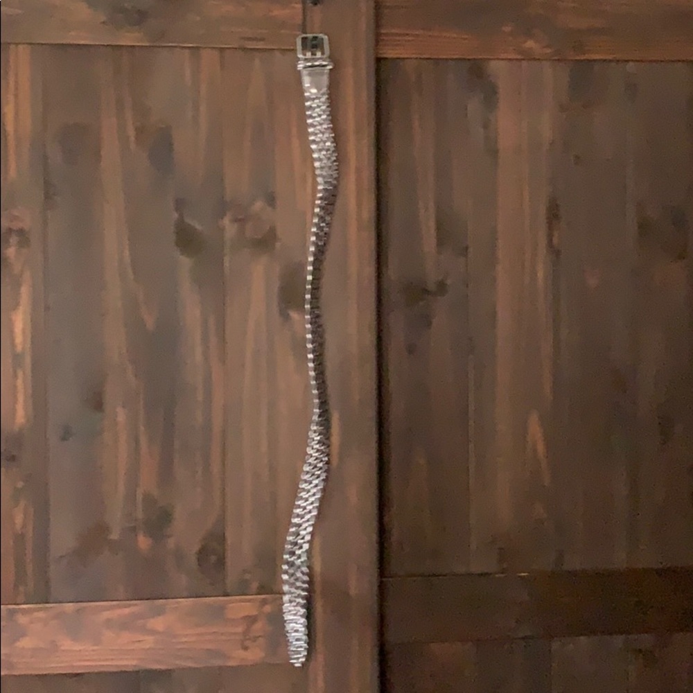 Silver Metal Belt